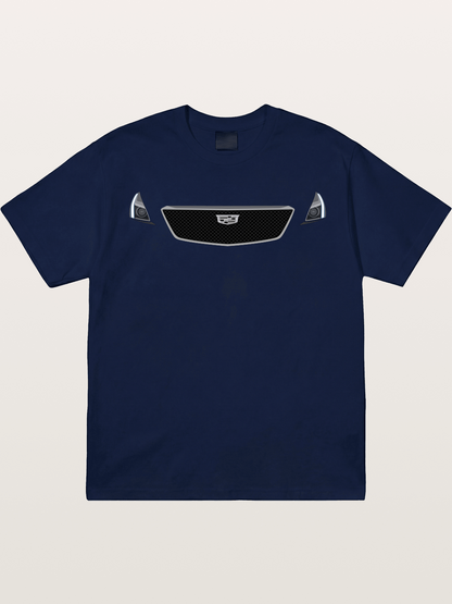Cadillac Grille and LED Headlights Gildan T-shirt
