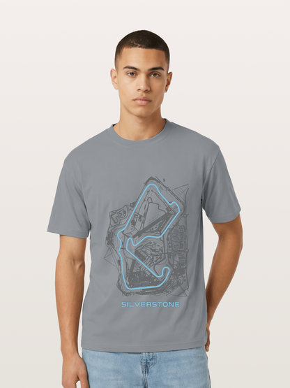 Silverstone F1 Circuit Map Gildan T-shirt
