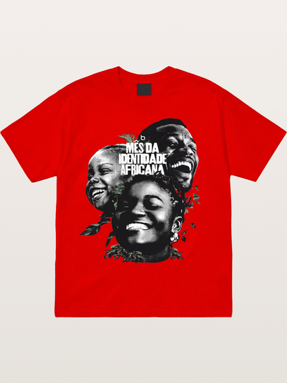 Juneteenth African Identity Faces Cotton T-shirt