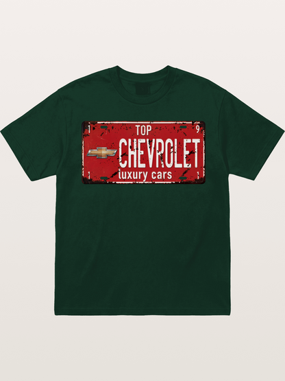 Chevrolet License Plate Gildan T-shirt