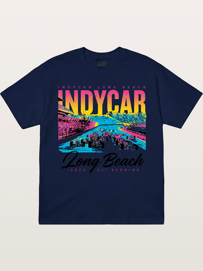 2026 Long Beach 51st IndyCar Gildan T-shirt