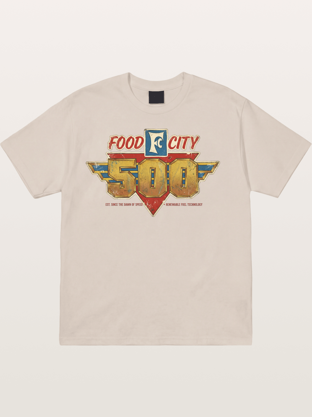 Food City 500 Retro Logo Art Cotton T-shirt