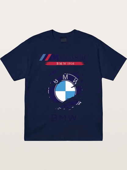 BMW M Colors Tear Effect Gildan T-shirt