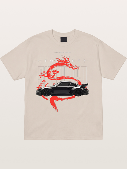 Porsche Dragon Cotton T-shirt