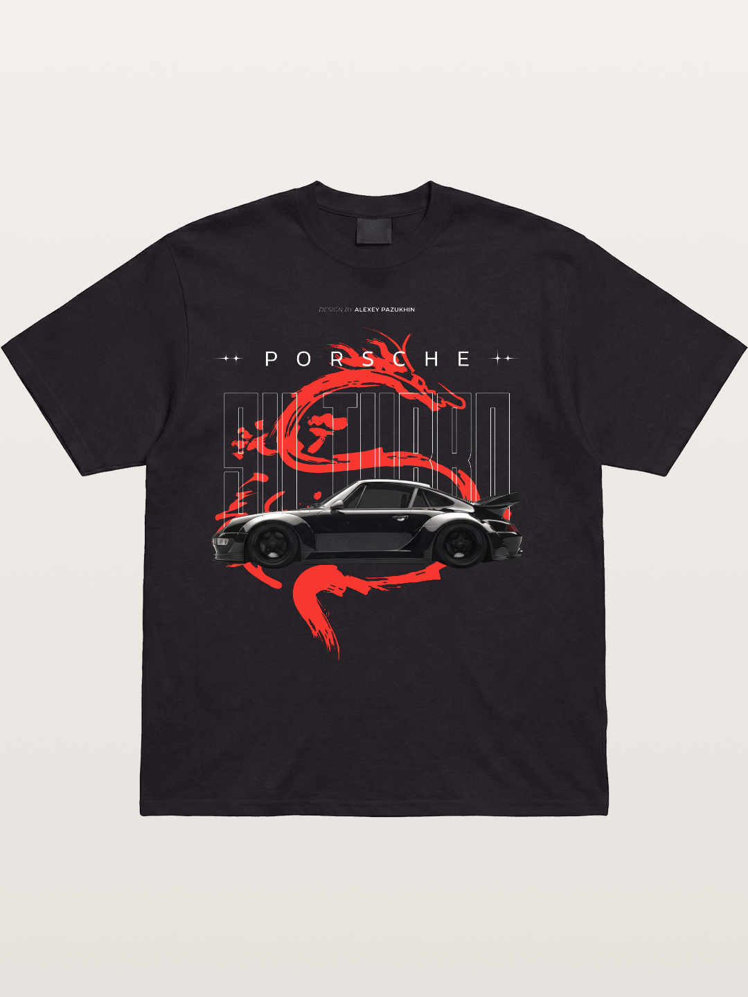 Porsche Dragon Cotton T-shirt