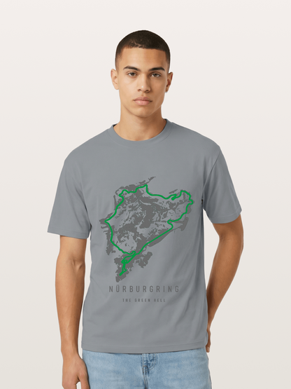 Green Hell Nu?rburgring Track Gildan T-shirt