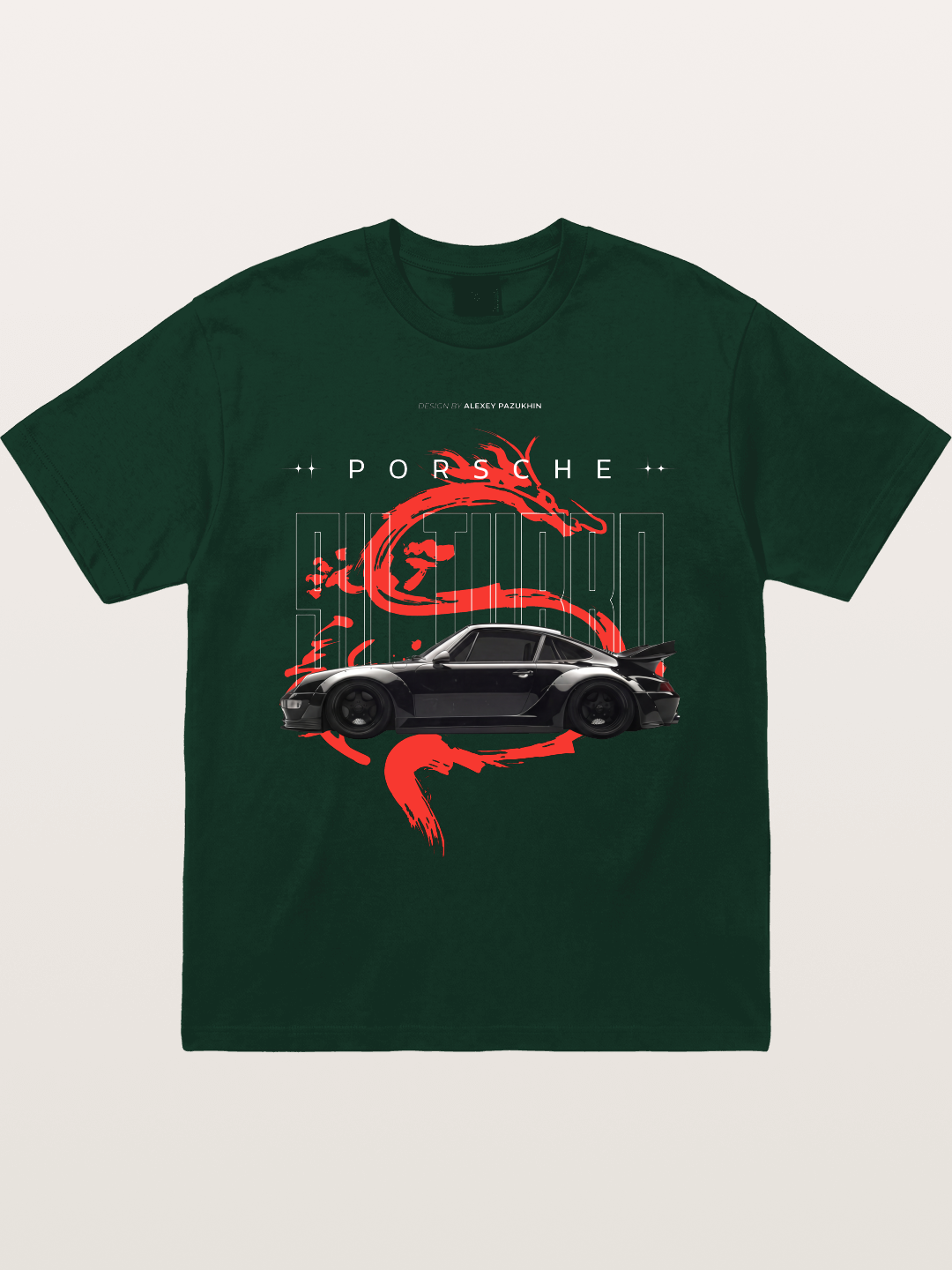 Porsche Dragon Gildan T-shirt