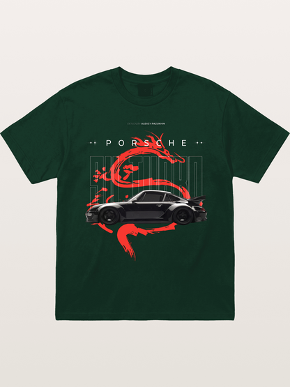 Porsche Dragon Gildan T-shirt