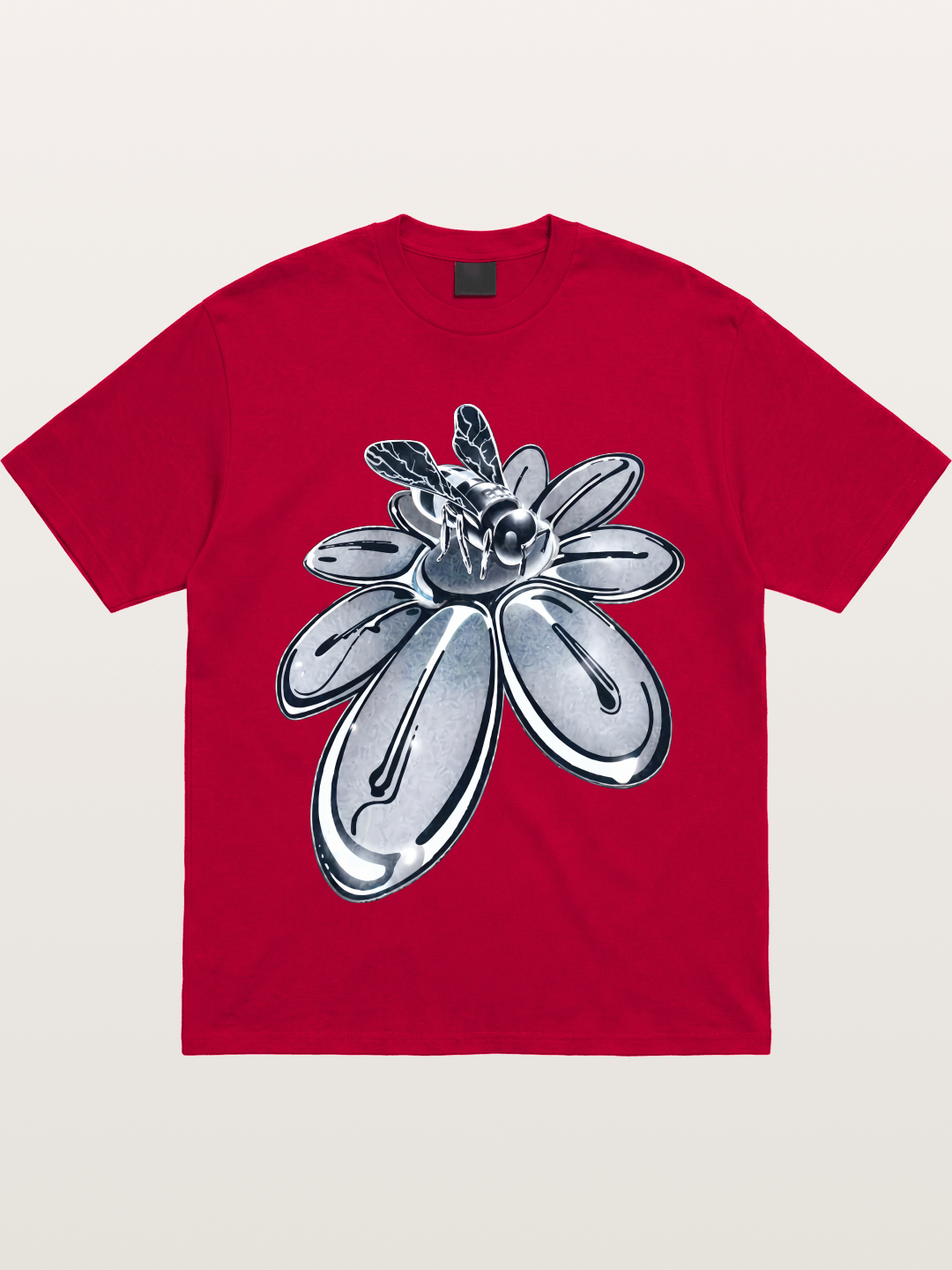 EDC Silver Chrome Daisy Art Gildan T-shirt