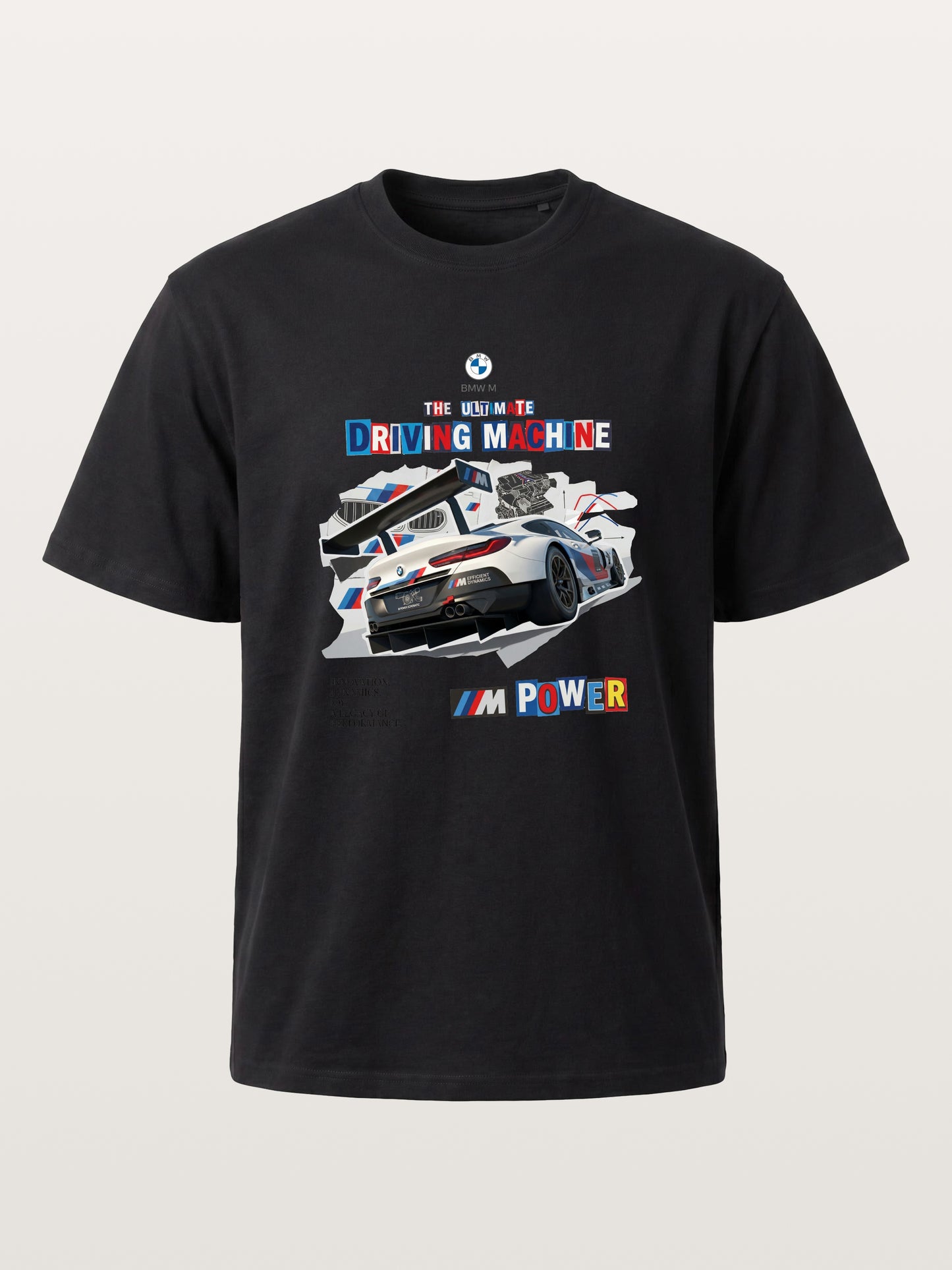 BMW M Power Race Car Art Cotton T-shirt