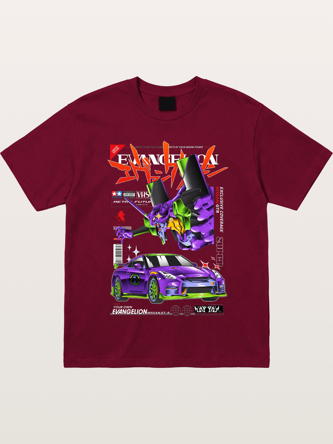 Eva x GTR Purple Legend Gildan T-shirt