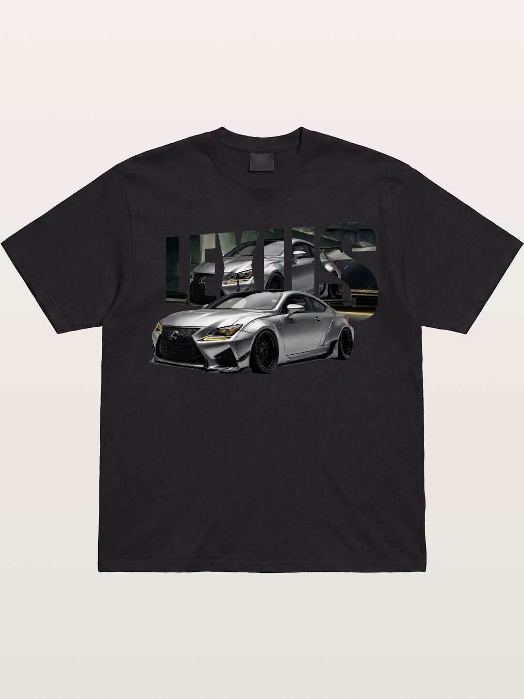 Lexus RC F Overlay Logo Art Gildan T-shirt