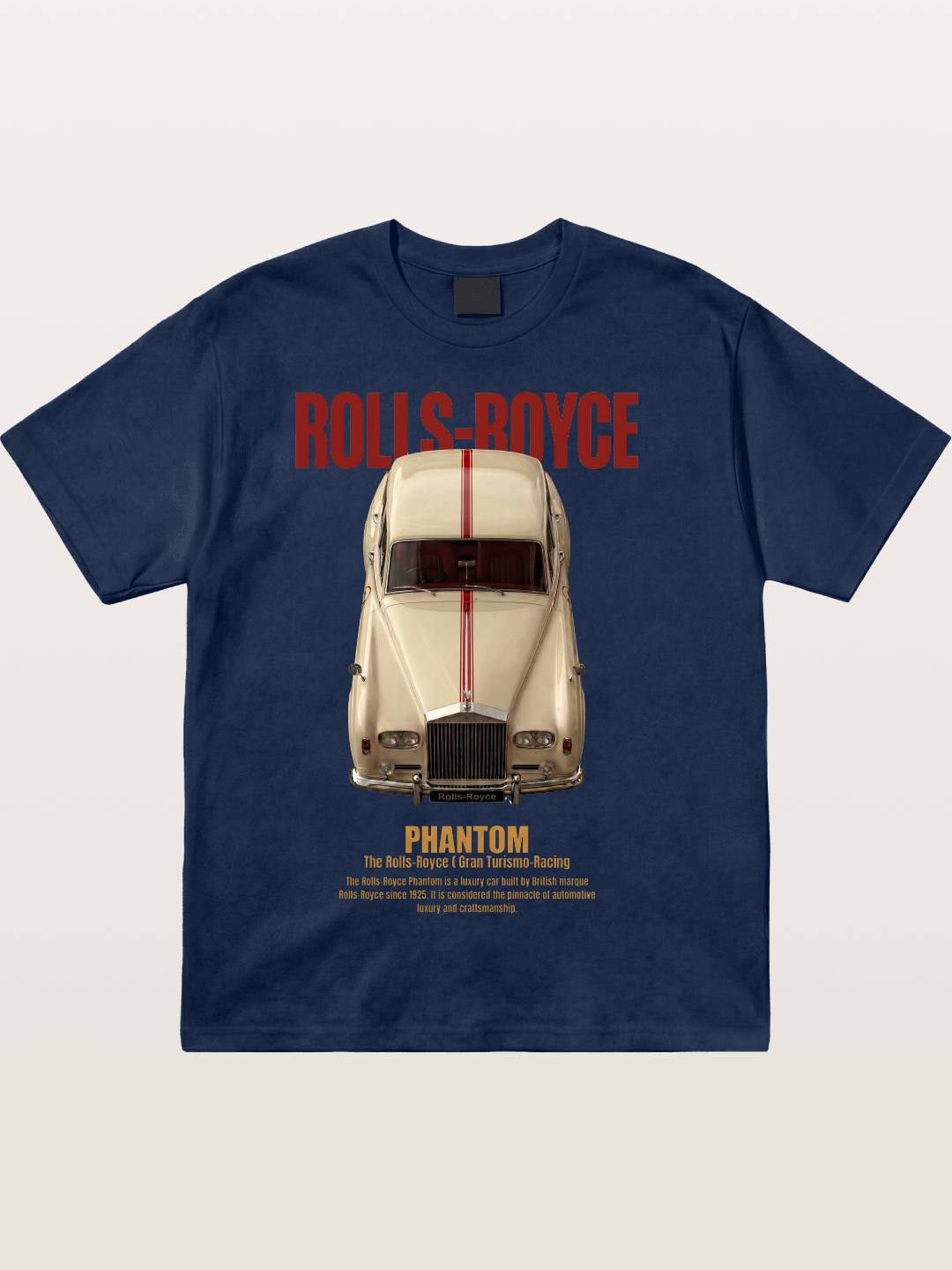 Vintage Rolls Royce Phantom Cotton T-shirt