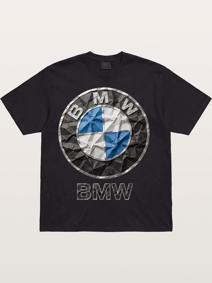 BMW Crumpled Paper Emblem Cotton T-shirt