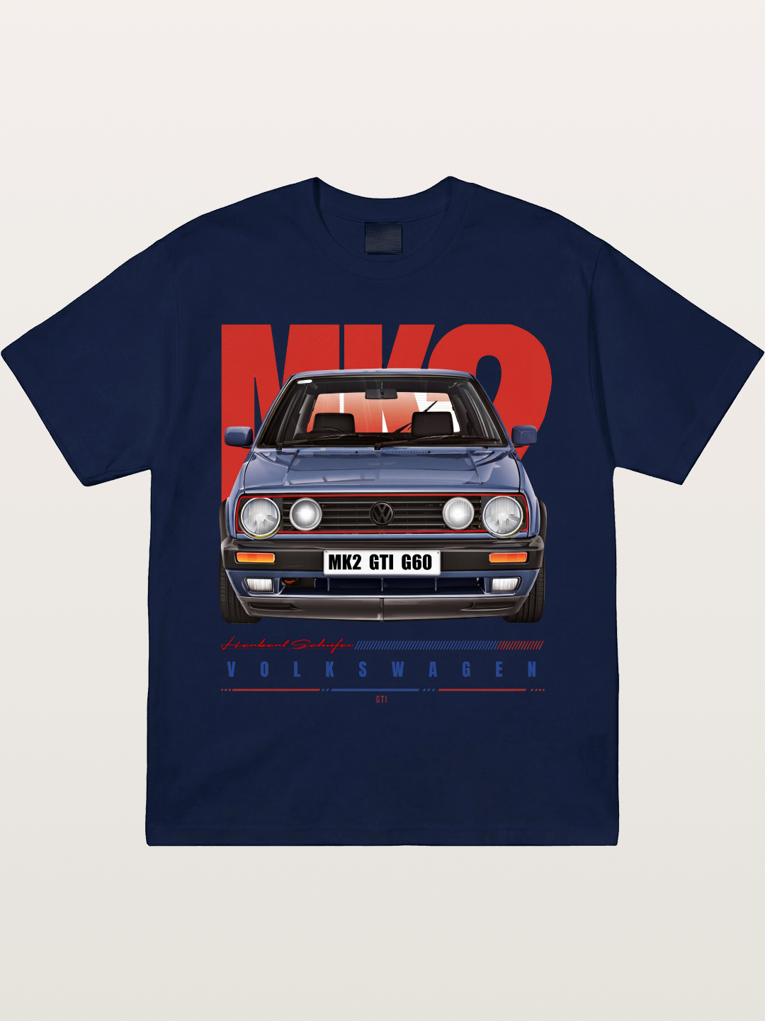 Volkswagen Golf MK2 GTI G60 Gildan T-shirt
