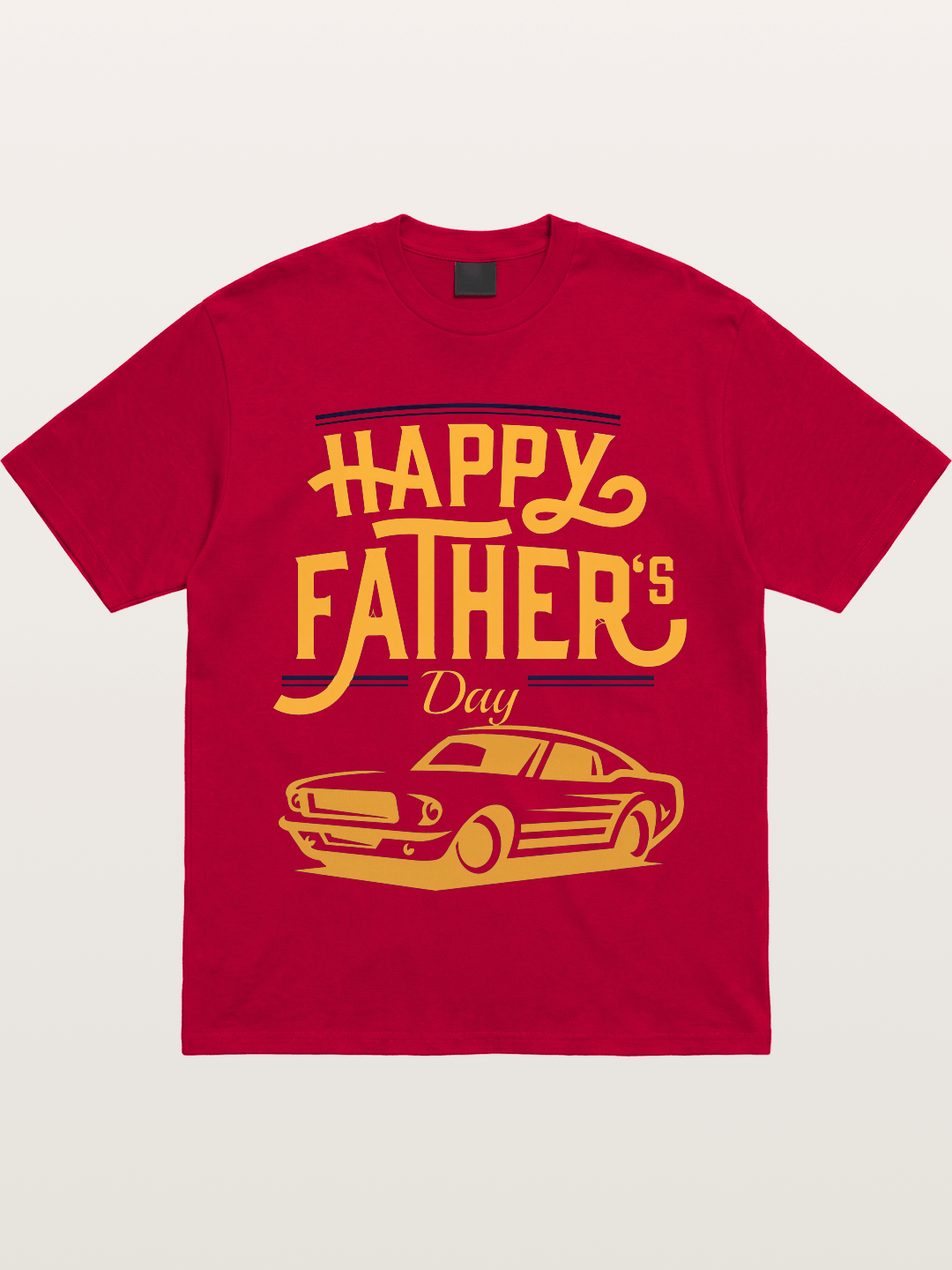Father's Day Muscle Car Art Gildan T-shirt