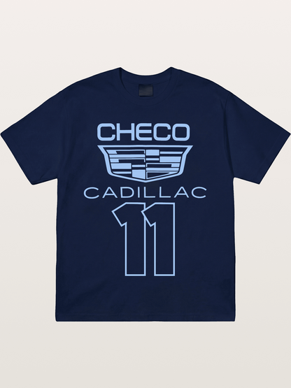 Checo Cadillac #11 Racing Emblem Gildan T-shirt