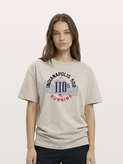 Indy 500 110th Anniversary Emblem Cotton T-shirt