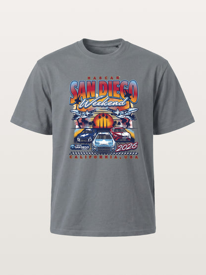 San Diego NASCAR Sunset Race Weekend Cotton T-shirt