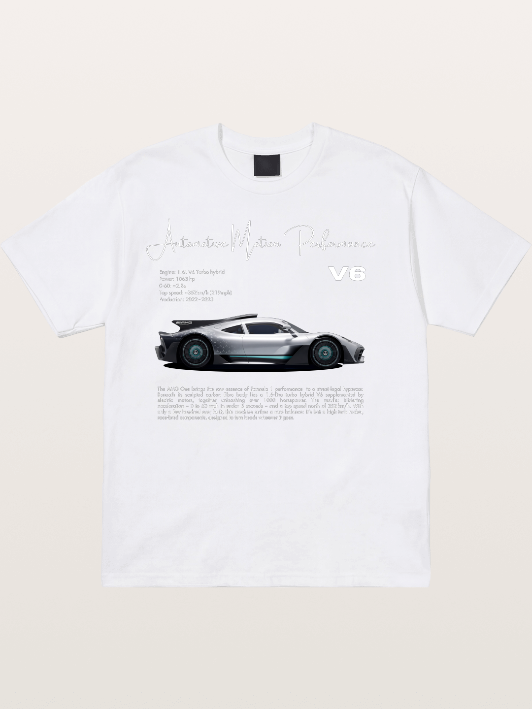 V6 Hybrid Power Cotton T-shirt