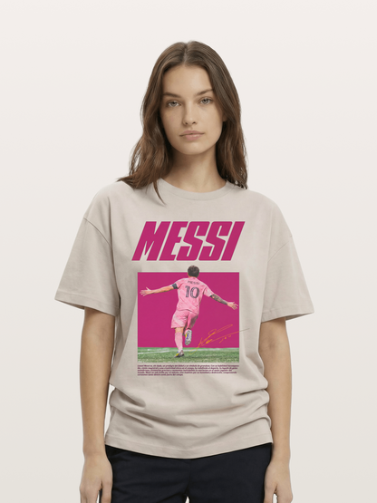 Messi Inter Miami Pink Kit Cotton T-shirt