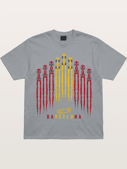 Barcelona GP Racing Column Streaks Gildan T-shirt