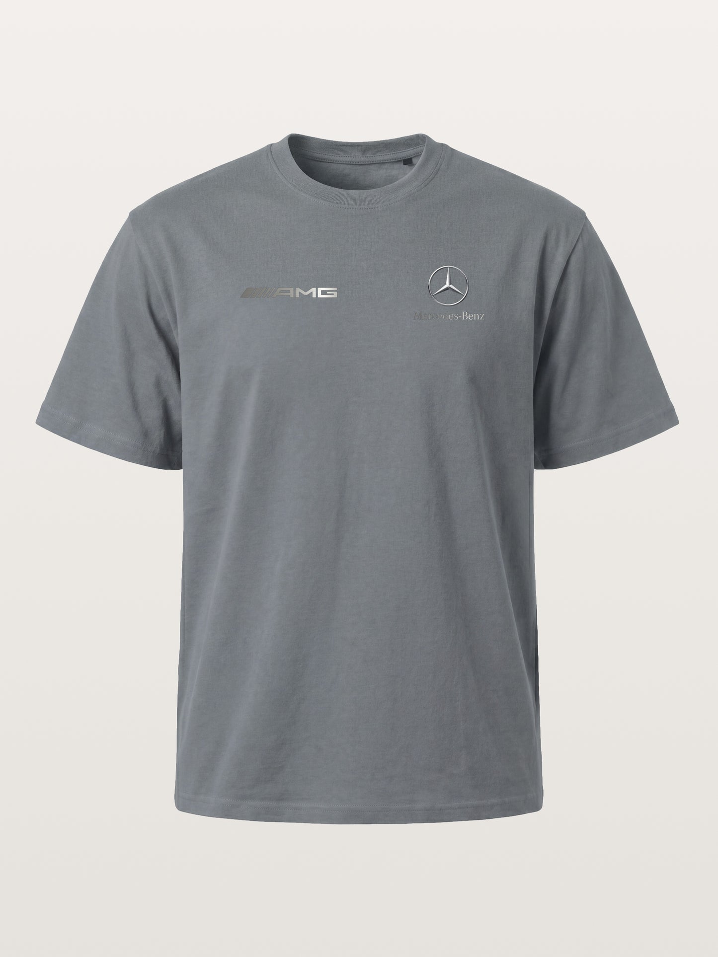 AMG Three Bar With Mercedes Star Cotton T-shirt