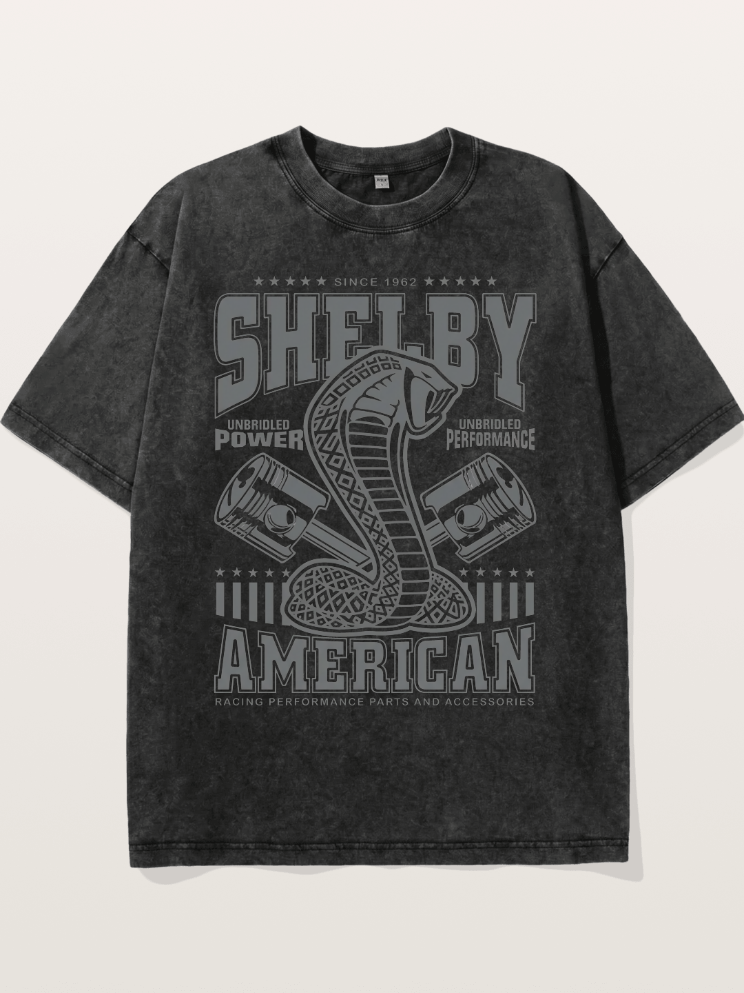 Shelby American Cobra Print Washed T-shirt