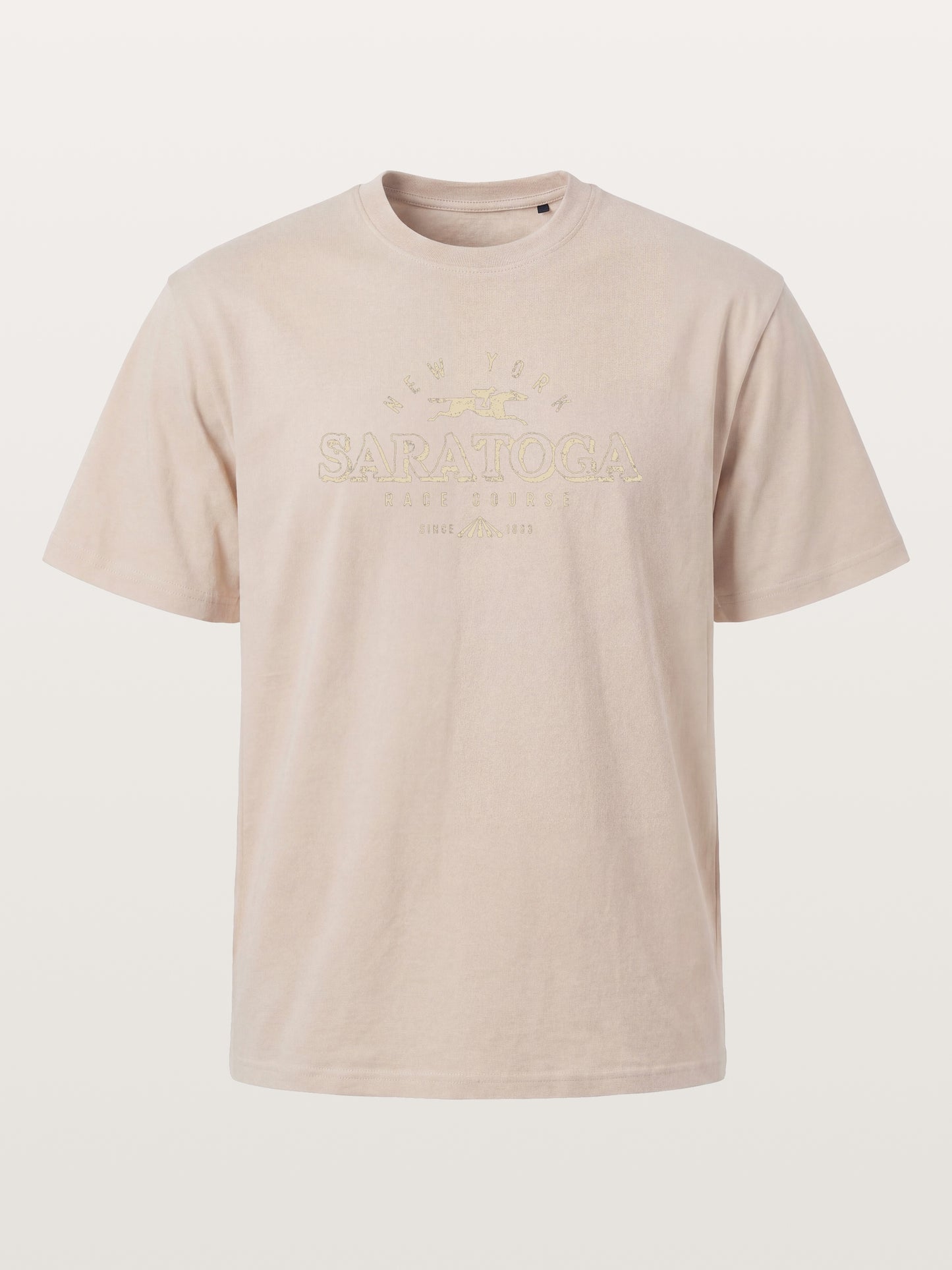 Saratoga Vintage Gold Tone Mark Cotton T-shirt