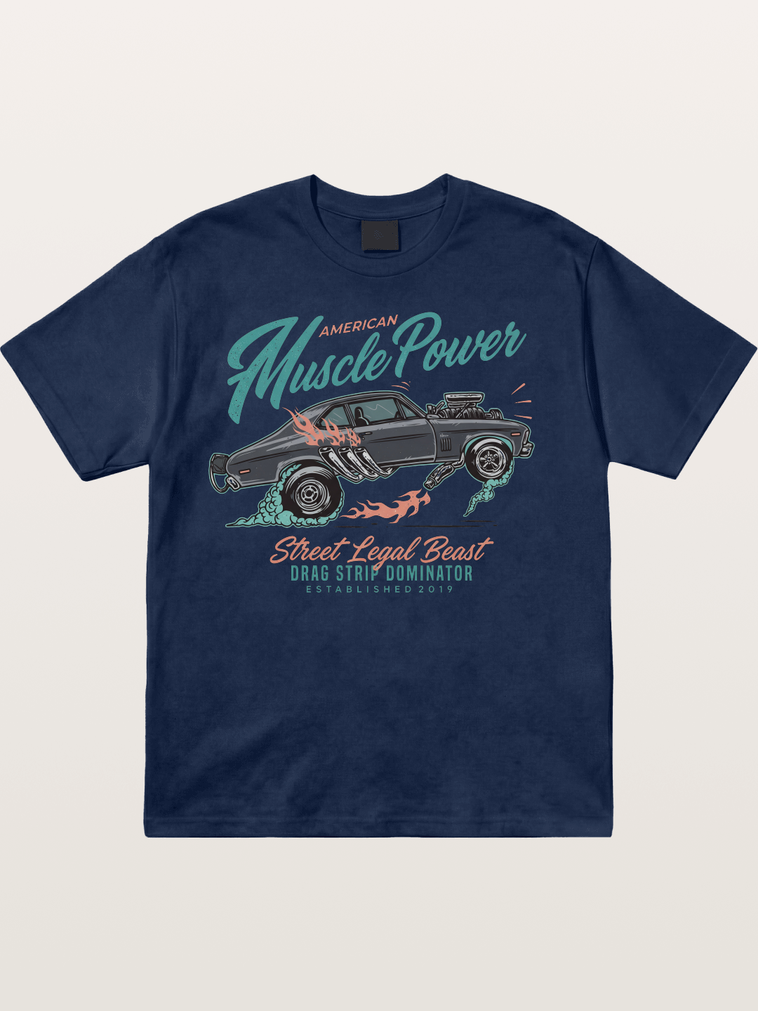 Burnout Power Cotton T-shirt
