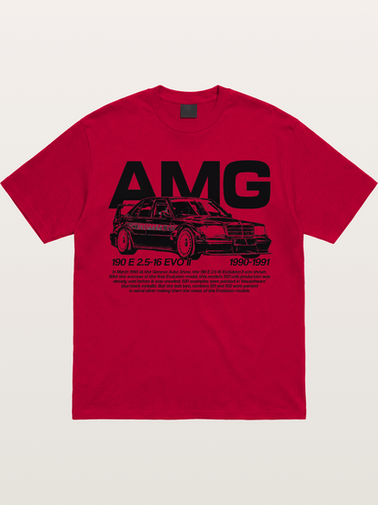AMG 190E EVO Racing Car Art Gildan T-shirt