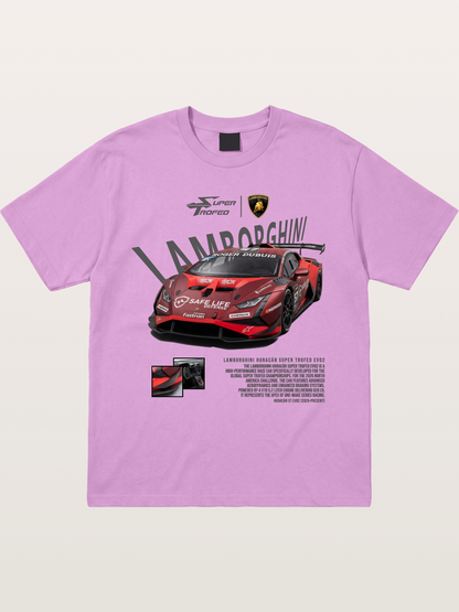 Lamborghini Huracan Red Super Trofeo Gildan T-shirt