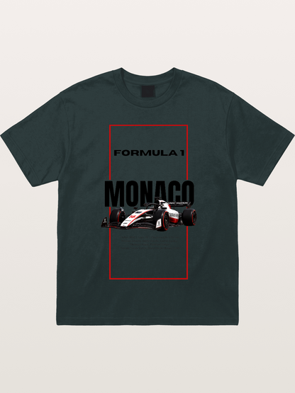 Monaco F1 Minimal Typography Gildan T-shirt