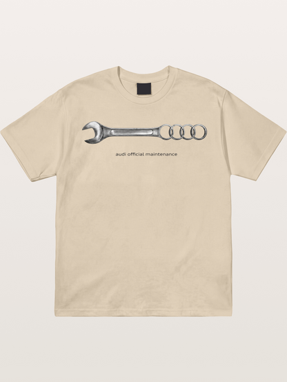 Audi Maintenance Wrench Art Gildan T-shirt