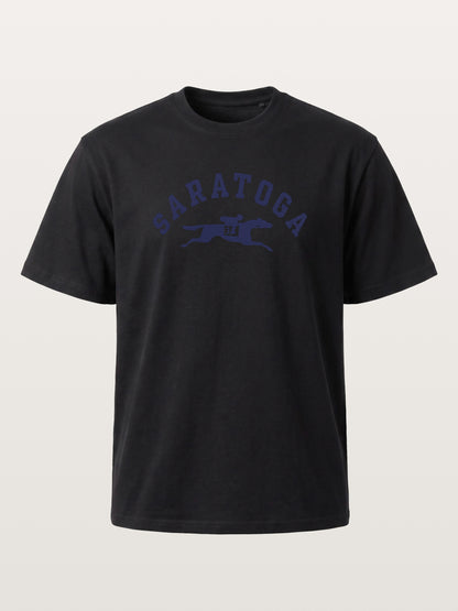 Saratoga Navy Horse Racing Mark Gildan T-shirt