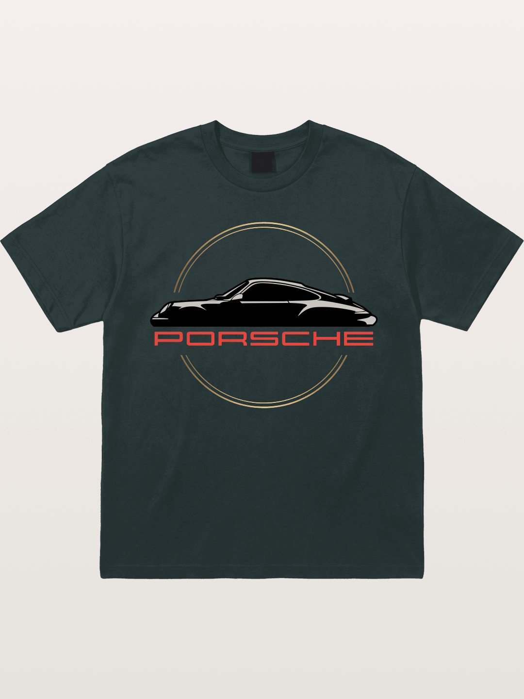 Porsche Silhouette Logo Art Gildan T-shirt