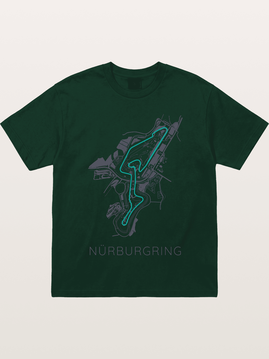 Nu?rburgring Track Diagram Gildan T-shirt