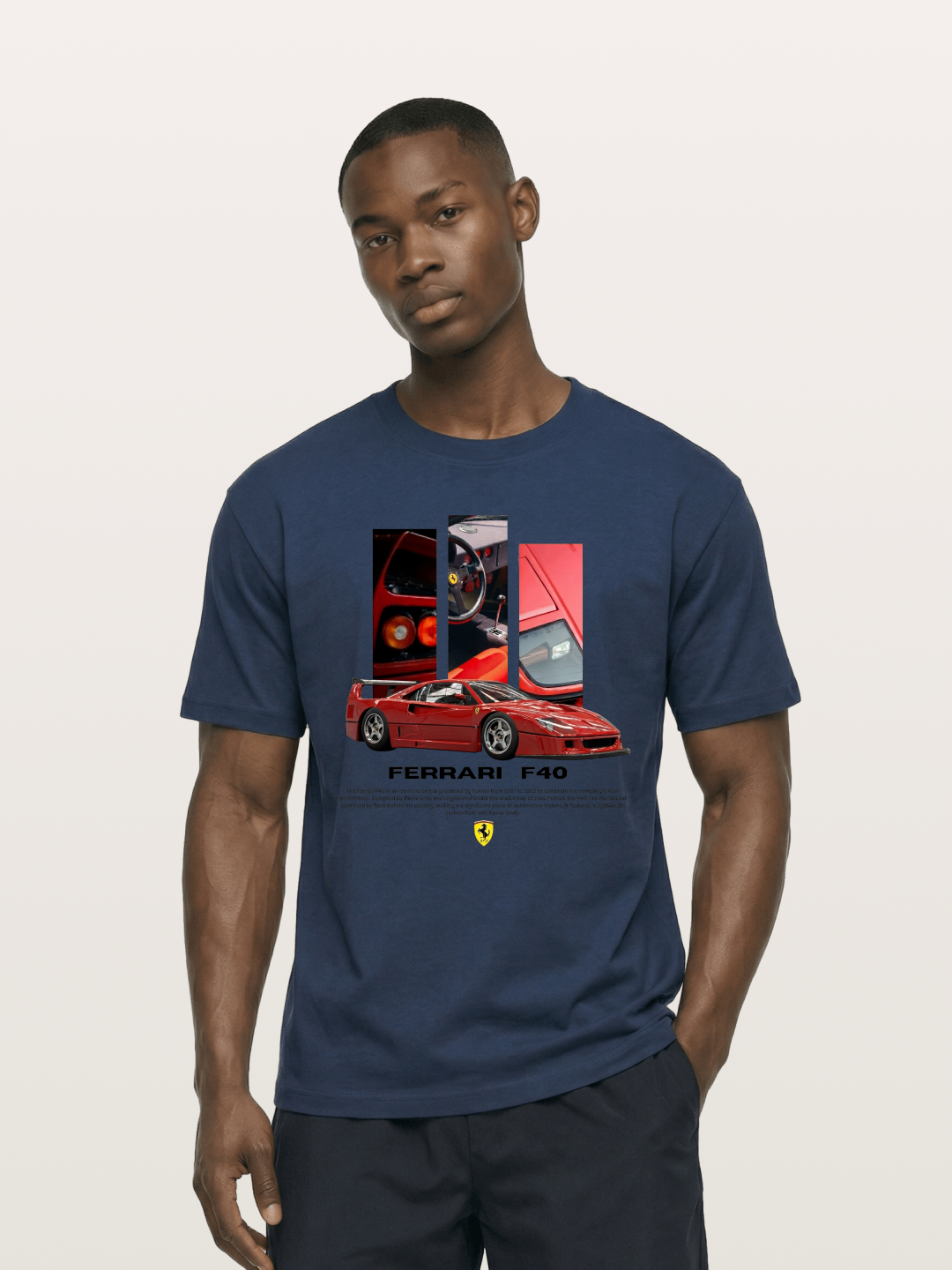 Vertical F40 Cotton T-shirt