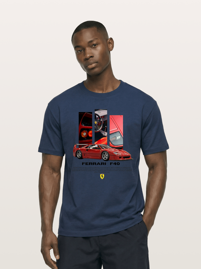 Vertical F40 Cotton T-shirt