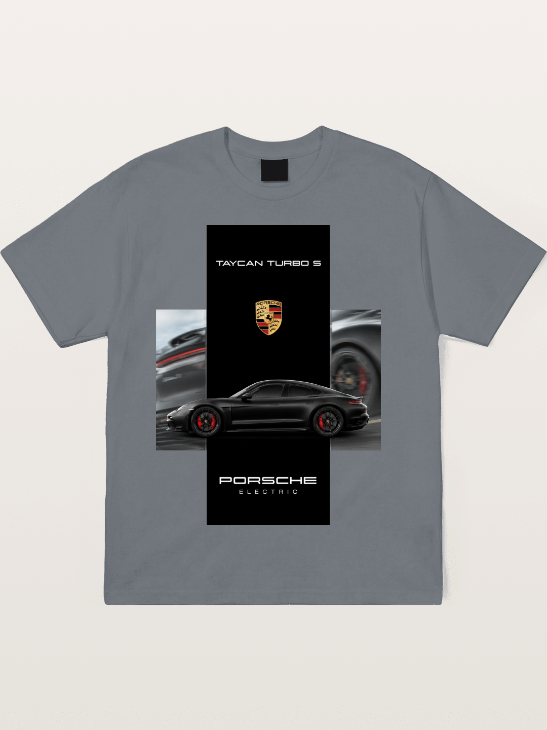 Porsche Taycan Turbo S Electric Cotton T-shirt