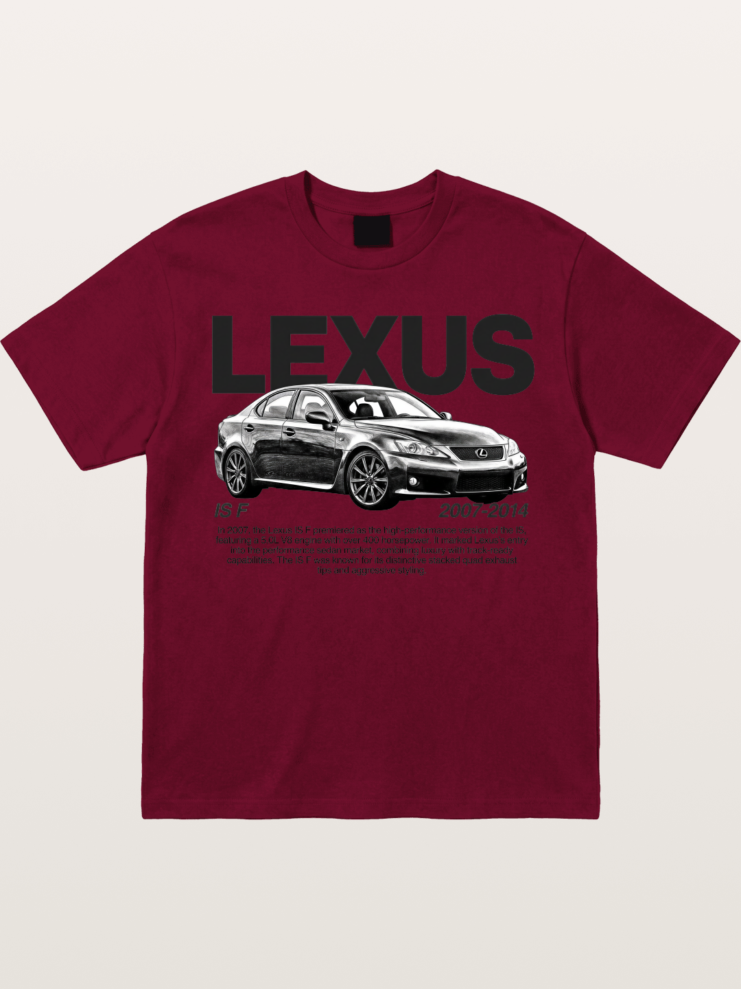 Lexus IS F 2007-2014 Print Gildan T-shirt