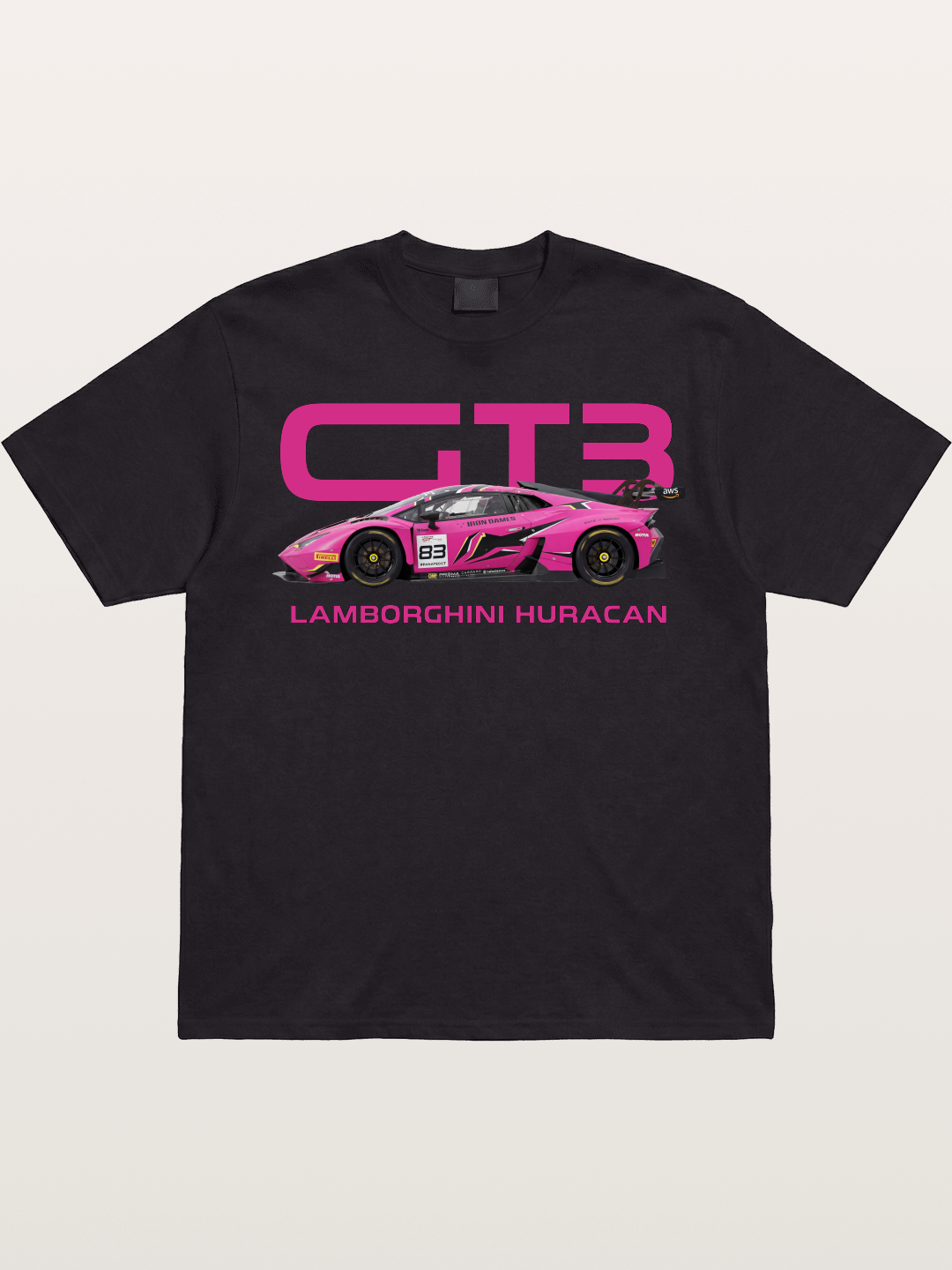 Pink Racer Gildan T-shirt