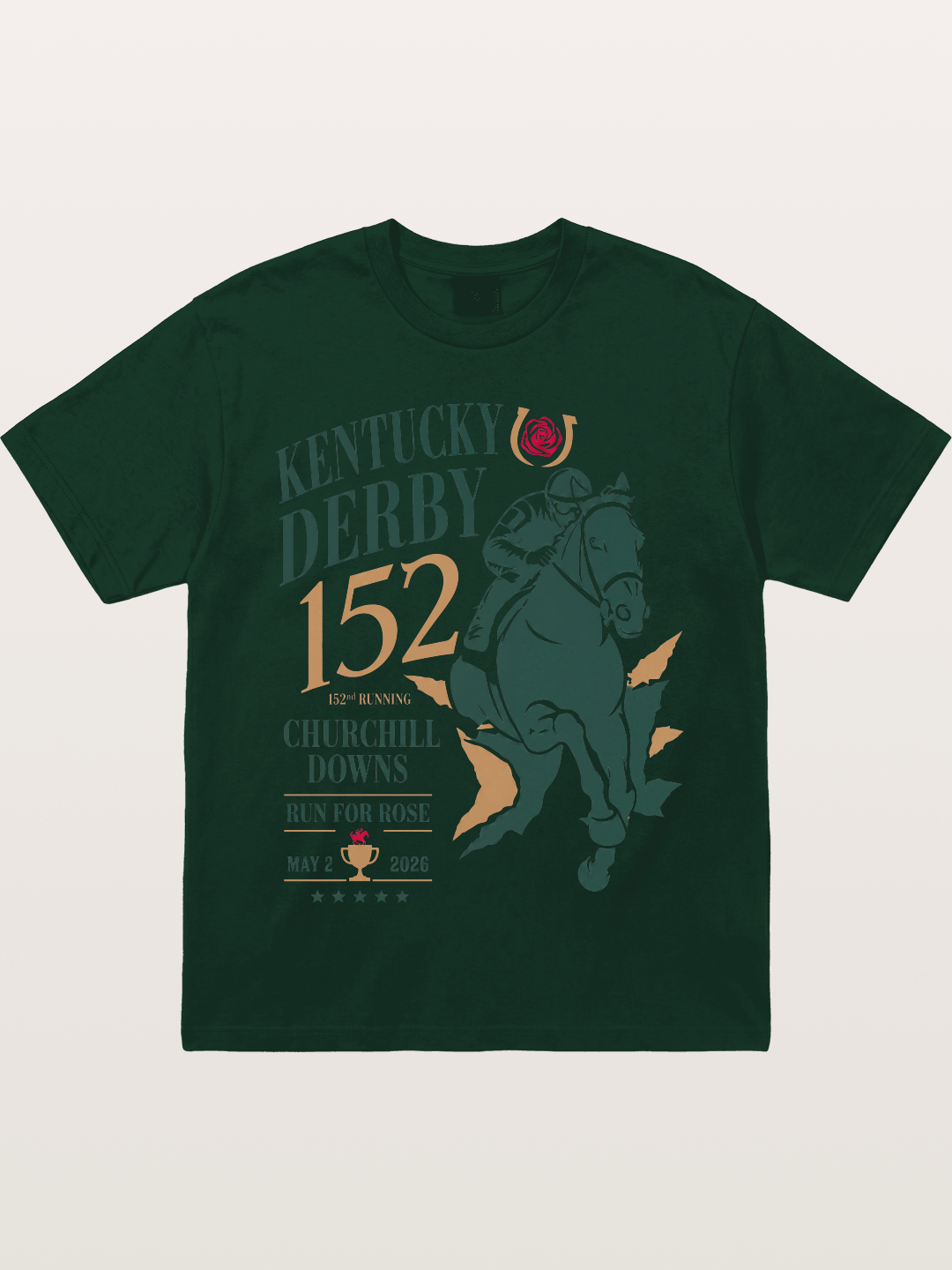 Churchill Downs Derby Silhouette Art Gildan T-shirt