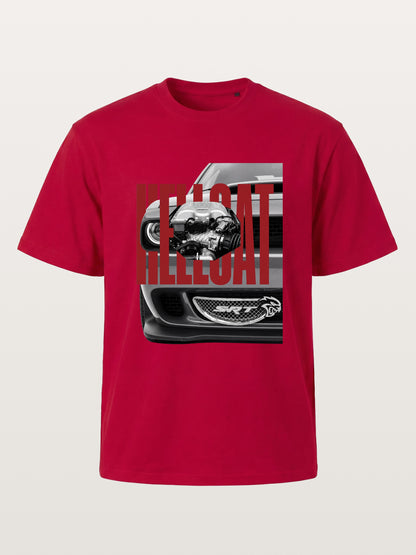 Hellcat Engine Overlay Art Gildan T-shirt