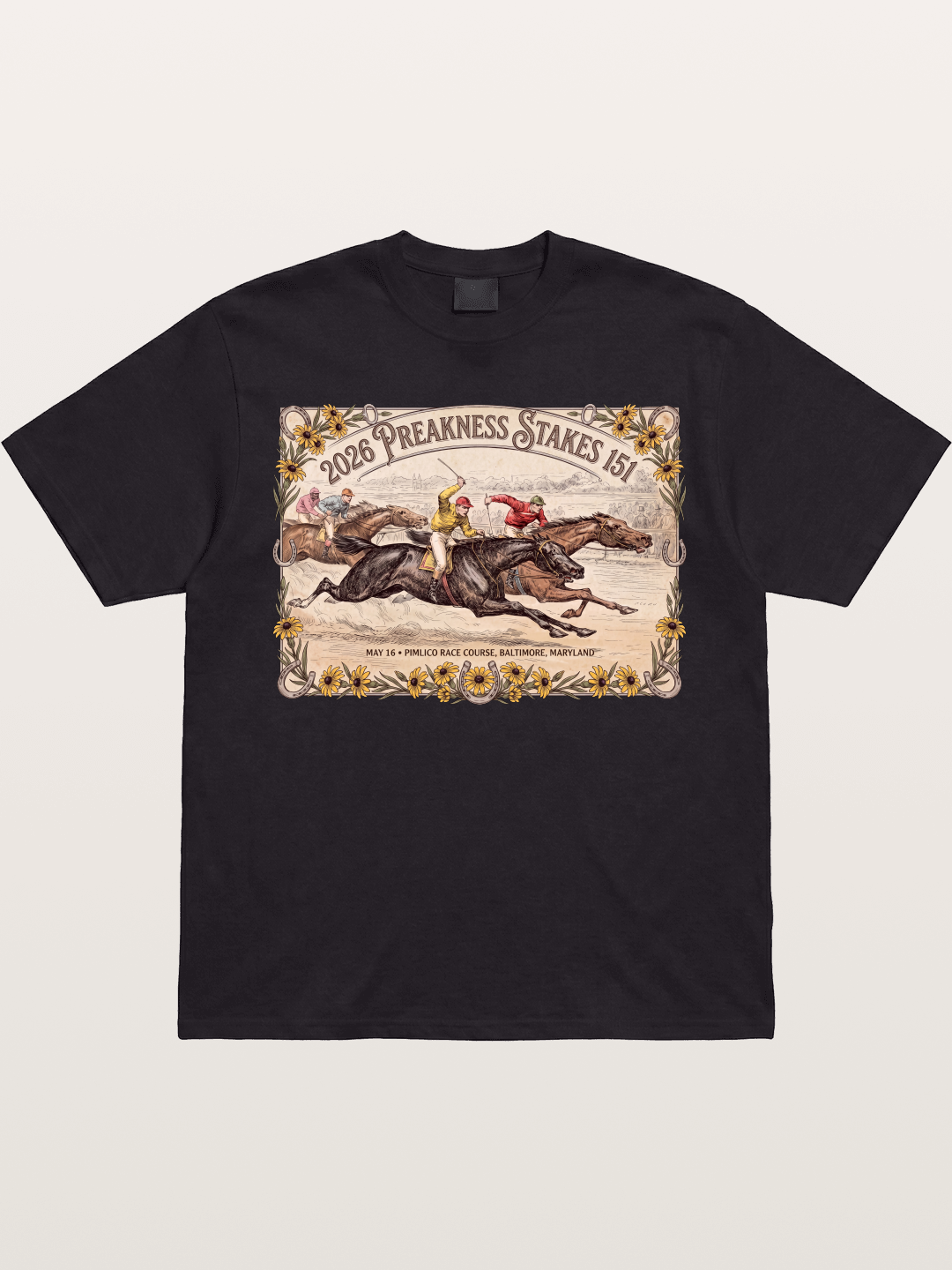 2026 Pimlico Race Course Print Gildan T-shirt