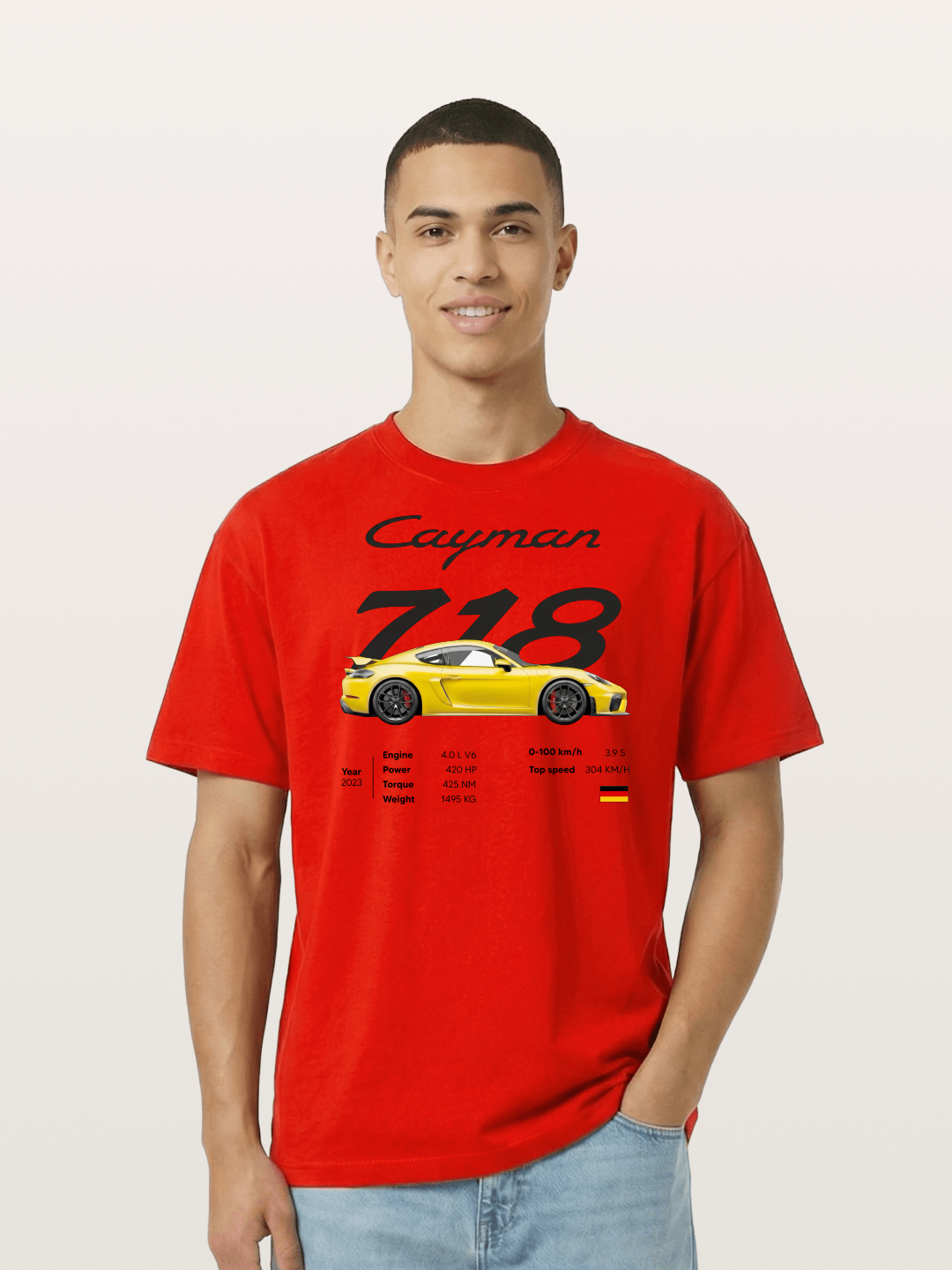 718 Porsche Vibe Cotton T-shirt
