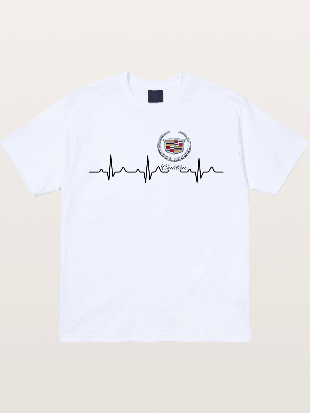 Cadillac Heartbeat Graphic Gildan T-shirt