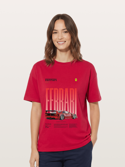 Gradient Red Gildan T-shirt