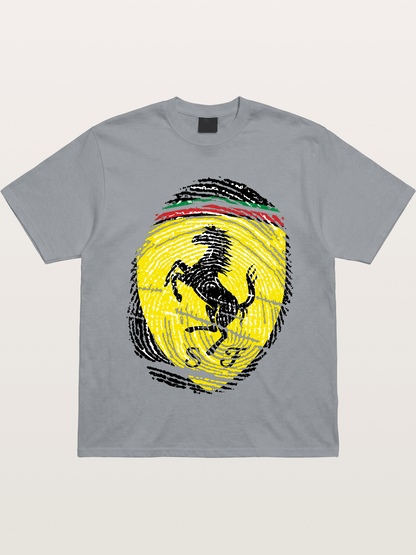 Ferrari Fingerprint Logo Gildan T-shirt