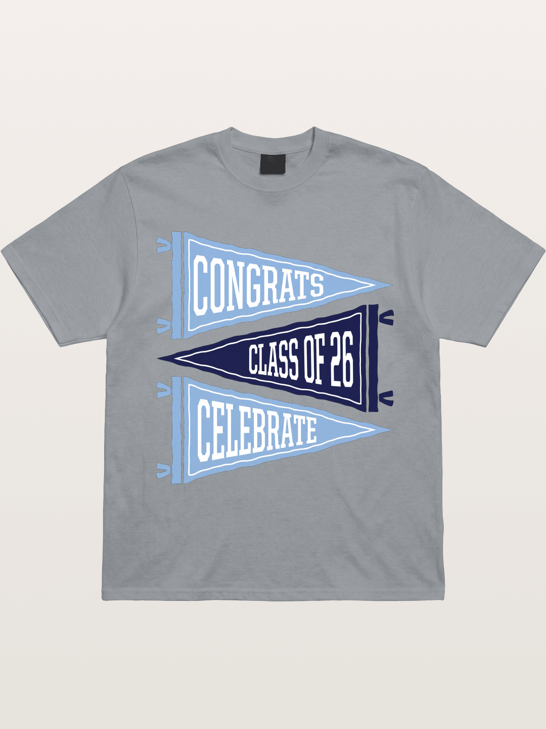 lass Of 26 Graduation Pennant Set Gildan T-shirt